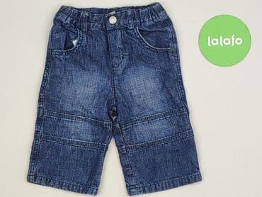 ccc kapcie inblu: Denim pants, 6-9 months, condition - Very good — 2