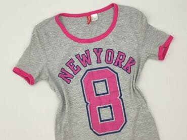 distressed t shirty: H&M Divided, T-shirt damski, rozmiar S — 1