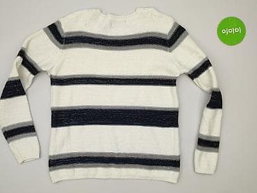 pull and bear bluzka w paski: Papaya, Sweter damski, rozmiar L — 3