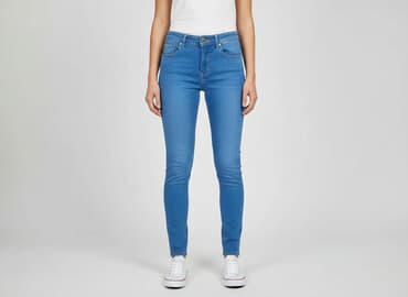 fajne jeansy: Jeansy damskie, rozmiar L — 7