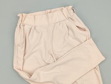 reserved spodnie biale: Spodnie materiałowe damskie, rozmiar L — 1