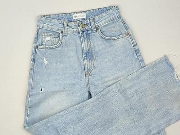 derby jeans: Zara, Jeansy damskie, rozmiar 2XS — 1