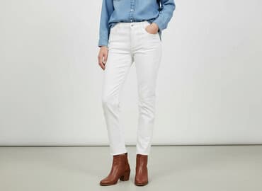 szerokie spodnie jeansowe zara: Zara, Jeansy damskie, rozmiar S — 1