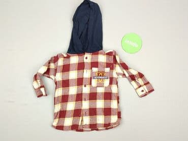 swiecaca kurtka: Shirt 2-3 years, condition - Very good, pattern - Cell, color - Red — 2