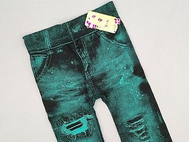 turkusowy: Legginsy Eleganckie damskie, rozmiar S — 1