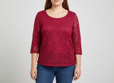 koronkowy top pod marynarkę: Amisu, Bluzka damska, XL — 6