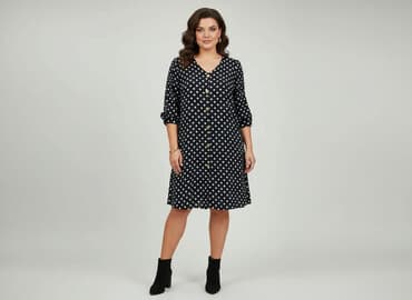 sukienki dżinsowe midi: Sukienka damska, rozmiar 3XL — 7