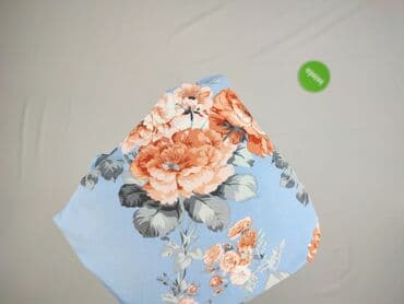 niebieska sukienka w kwiaty na wesele: Sukienka damska, rozmiar S — 5