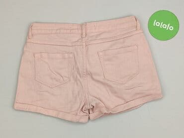 krótkie spodenki różowe: Denim Co, Szorty damskie, rozmiar M — 3