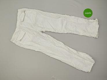 biale trampki tommy: Iska, Spodnie materiałowe damskie, rozmiar M — 3