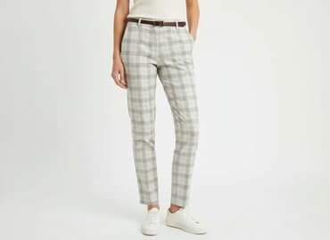 kapcie grinch h m: H&M, Material trousers for women, size M — 1