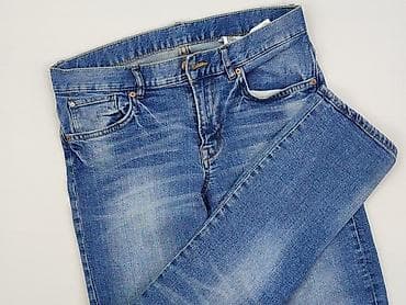 sukienki basicowe: Spodnie jeansowe, H&M, 13 lat, 152/158, stan - Bardzo dobry — 1