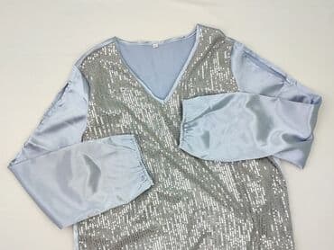 srebrne bluzki wieczorowe: Bluzka damska, rozmiar 2XL — 1