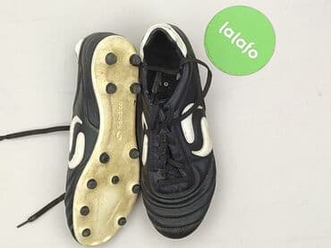 Czarne męskie buty piłkarskie marki Sondico, idealne do gry na — 4