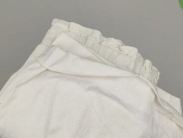 białe krótkie spodenki: H&M, Szorty damskie, rozmiar M — 7