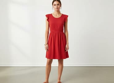 czerwona sukienka diverse: Diverse, Sukienka damska, rozmiar M — 1