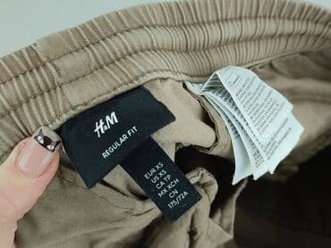 woskowane spodnie z wysokim stanem h m: H&M, Chinosy dla mężczyzn, rozmiar XS — 4