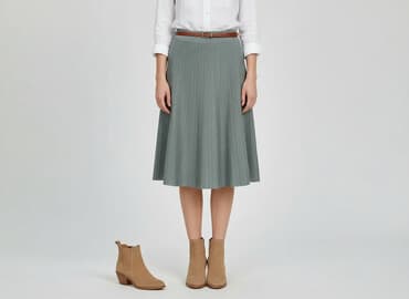 spódnice midi dzianinowe: H&M, Spódnica damska, rozmiar L — 1