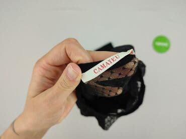 czarne bluzki siateczka: CAMAIEU, T-shirt damski, rozmiar M — 4