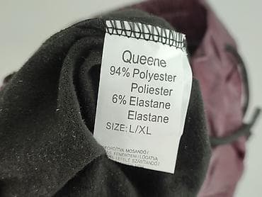 kremowe dresy: Spodnie dresowe damskie, rozmiar L — 4