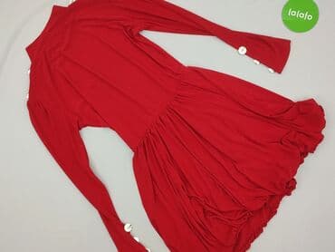 czerwone długie sukienki: Sukienka damska, rozmiar S — 3