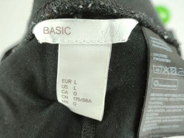 legginsy sportowe damskie duże rozmiary: Basic, Legginsy Sportowe damskie, rozmiar L — 4