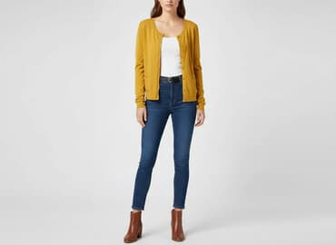 sweter z perełkami h m: H&M, Kardigan damski, rozmiar S — 6