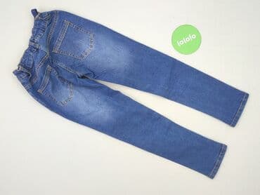 sukienki midi rozkloszowane: Spodnie jeansowe, Young Style, 9 lat, 128/134, stan - Idealny — 4