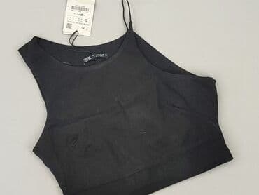 cropp bluzki z krótkim rękawem: Zara, Top damski, rozmiar S — 1