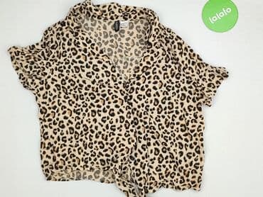 szara bluzka h m: H&M, Koszula damska, rozmiar M — 2