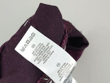 fioletowe jeansy damskie: Spodnie materiałowe damskie, rozmiar M — 5