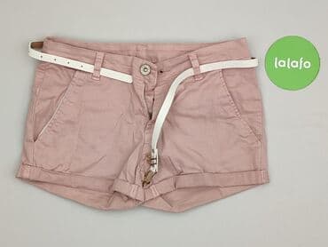 krótkie spodenki różowe: MEGI, Szorty damskie, rozmiar S — 2