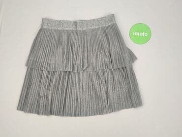 spódnice plisowane srebrne: Women`s skirt, size S — 3