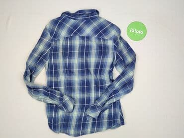 koszula w bialo niebieska krate damska: KappAhl, Women`s shirt, size XS — 4