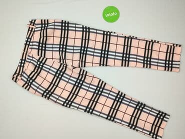 spodnie piżamowe w kratę damskie: Spodnie materiałowe damskie, rozmiar L — 3