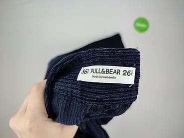 viman spodnie: PULL&BEAR, Spodnie materiałowe damskie, rozmiar S — 4