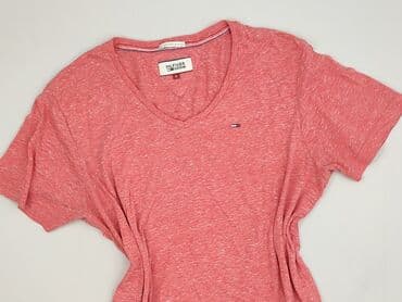 tommy hilfiger t shirty v neck: Hilfiger Denim, T-shirt damski, rozmiar S — 1