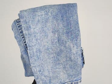 biale szerokie jeansy: Jeansy damskie, rozmiar L — 5