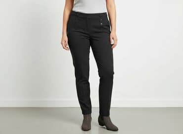 stringi damskie xxl: F&F, Spodnie materiałowe damskie, rozmiar XL — 6