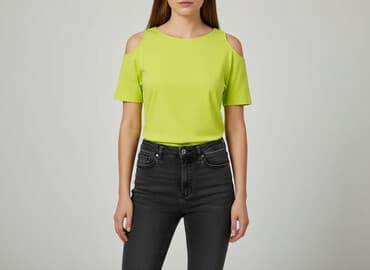 żółte bluzki mohito: Mohito, Women's blouse, size M — 1