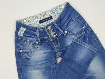 culotte jeans: Jeansy damskie, rozmiar 2XS — 1
