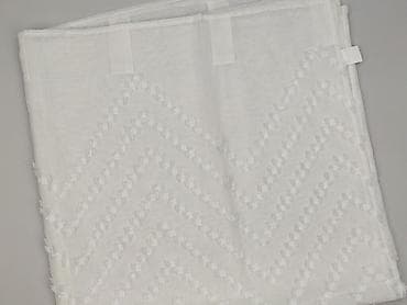 Lustra: Biała firana z dekoracyjną fakturą - Materiał: 100% poliester (metka — 1