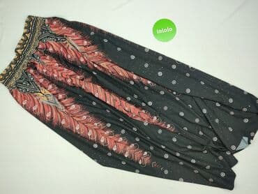 azteckie wzory ubrania: Spodnie materiałowe damskie, rozmiar L — 4