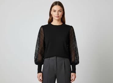 nylon sweter: Sweter damski, rozmiar M — 6