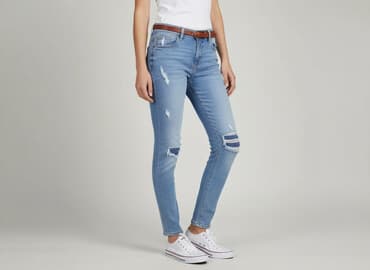 fajne jeansy: Denim 1982, Jeansy damskie, rozmiar M — 7