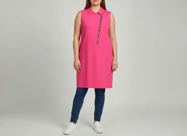 sukienki butelkowa zieleń midi: Cocomore, Sukienka damska, rozmiar XL — 8