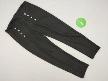 Women: Material trousers for women, size S (EU 36) — 2