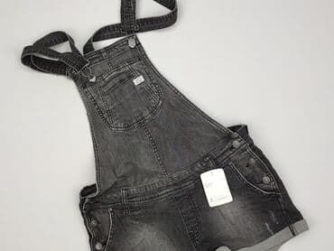 granatowe kombinezony: Anti Blue, Ogrodniczki damskie, rozmiar S — 1