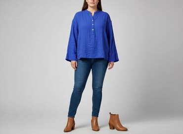 bluzki z jedwabiu naturalnego: Misslook, Bluzka damska, rozmiar 3XL — 6