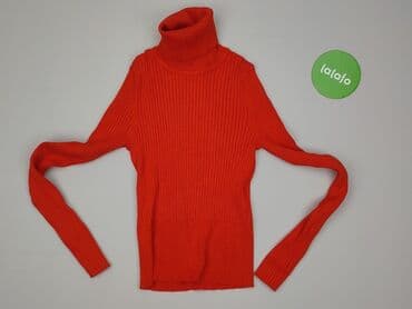 zara koszulka z prązkowanej dzianiny: Zara, Golf damski, S — 4